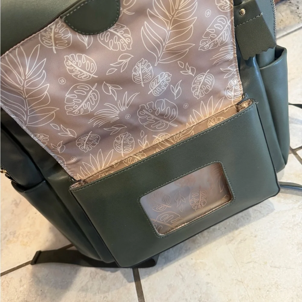Everyday Olive Green Baby Backpack Bag